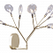Бра Crystal Lux EVITA AP9 GOLD/TRANSPARENT
