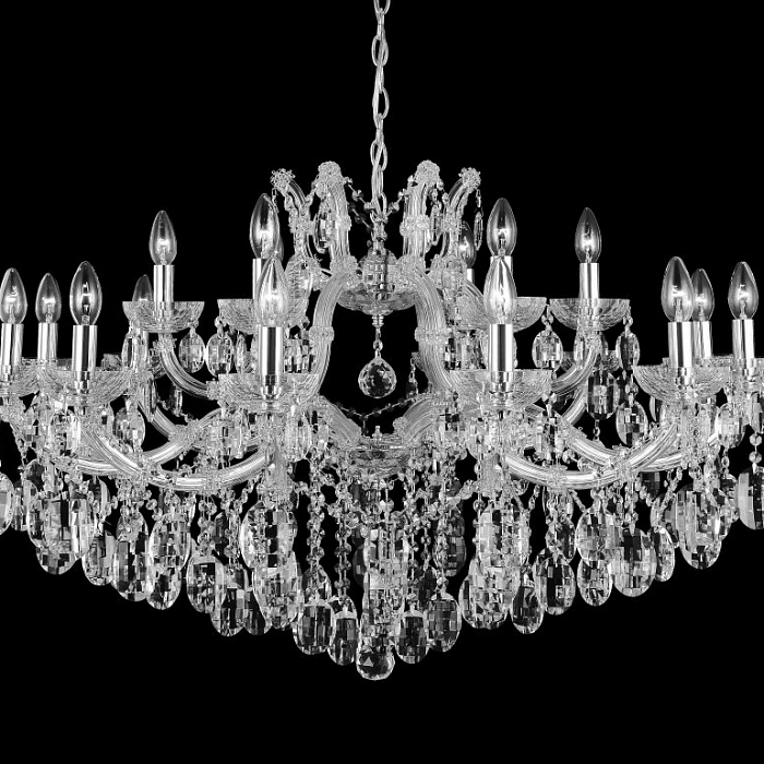 Люстра Crystal Lux HOLLYWOOD SP12+6 CHROME