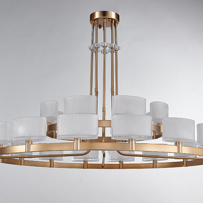 Люстра Newport 4338+16/C gold