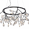 Светильник Crystal Lux EVITA SP45 D BLACK/TRANSPARENT