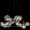Люстра Crystal Lux AGATA SP15 V2 BLACK/TRANSPARENTE