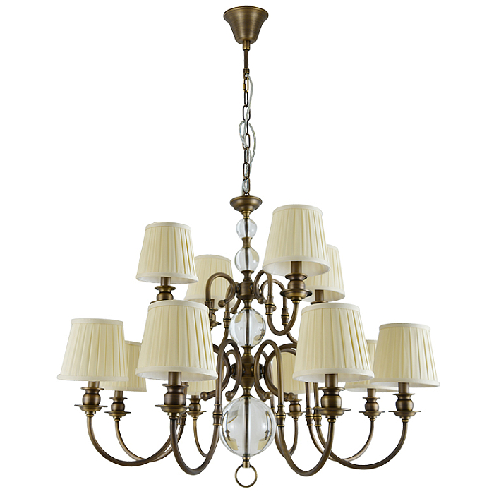 Люстра Newport 3112/C black brass без абажуров