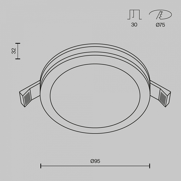 Светильник Technical DL2001-L12W