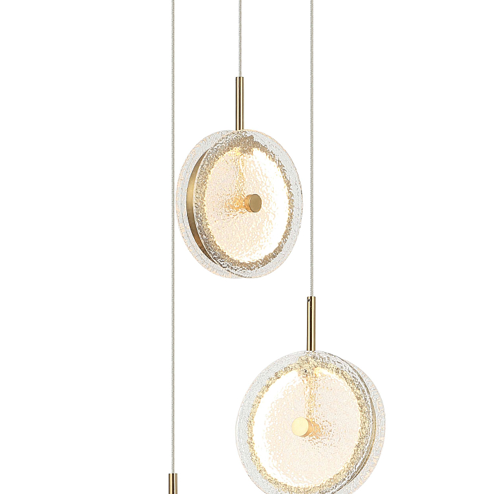 Люстра NewRgy 7050MDR-3 BRASS+BLACK